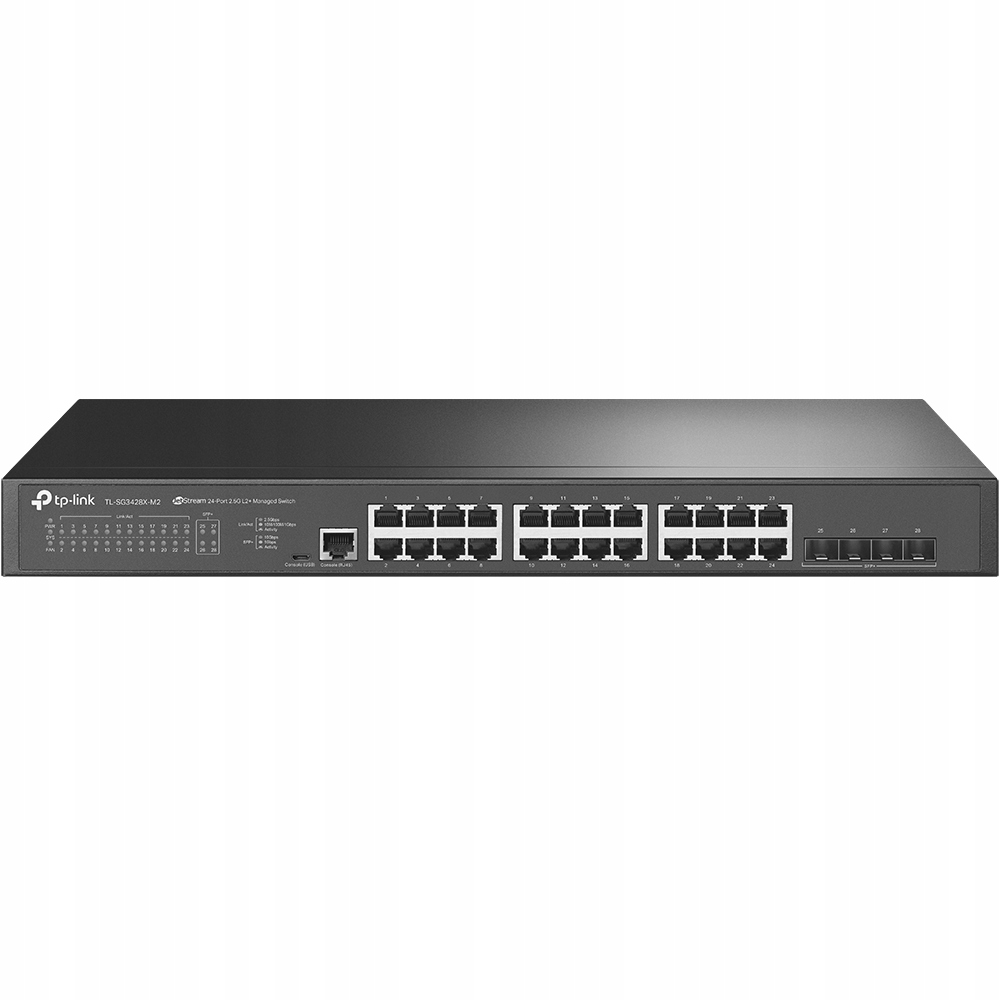 Prepínač TP-LINK TL-SG3428X-M2, 24 2,5G portov, 4 SFP+, 10 GE slotov